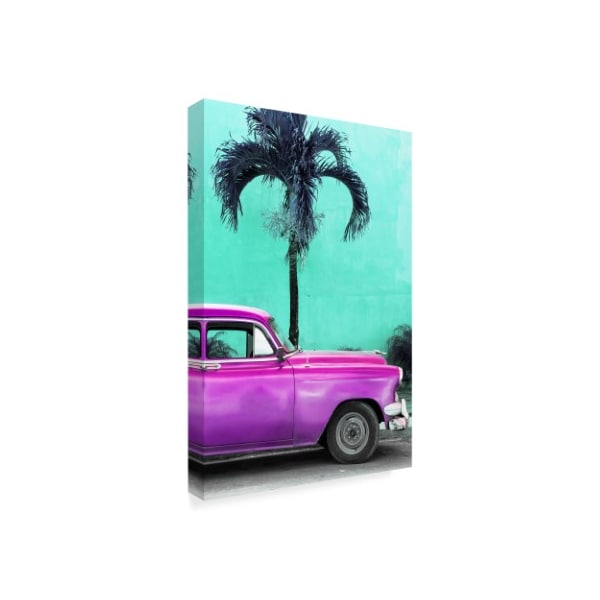 Philippe Hugonnard 'Beautiful Retro Purple Car' Canvas Art,12x19